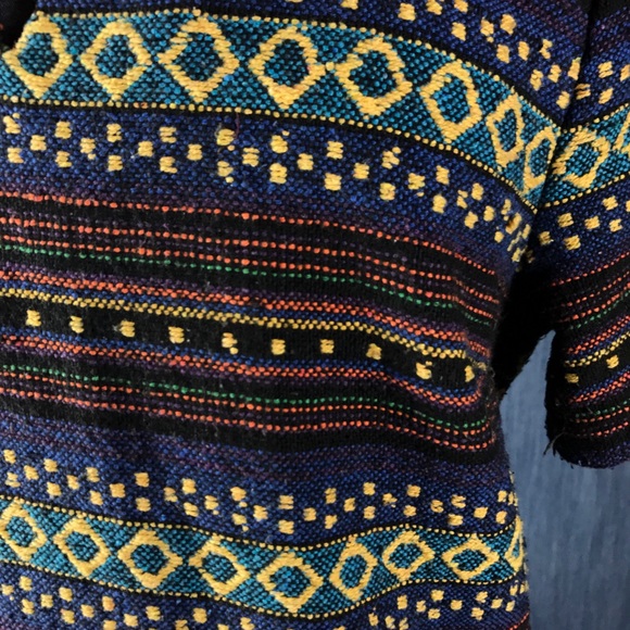 ELLISON Women's M Woven  Dress Tribal pattern BoHo - Picture 3 of 8